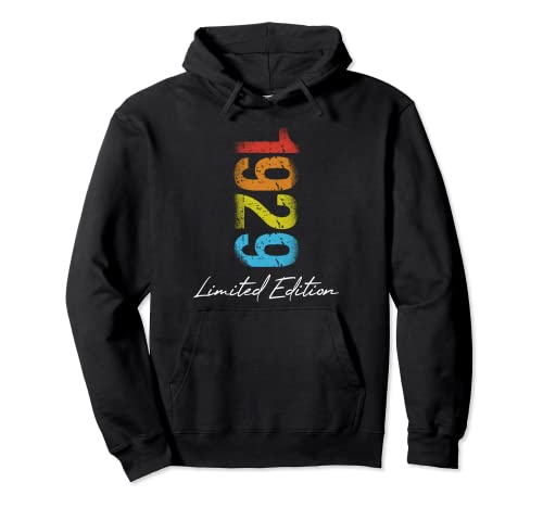 Cumpleaños 1929 Edición limitada Regalo Usado Grunge Vintage Sudadera con Capucha