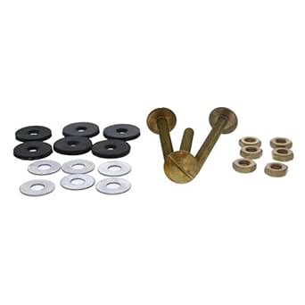 Jones Stephens C03899 Extra-Heavy Solid Brass Tank to Bowl 3-Bolt Set - N/A