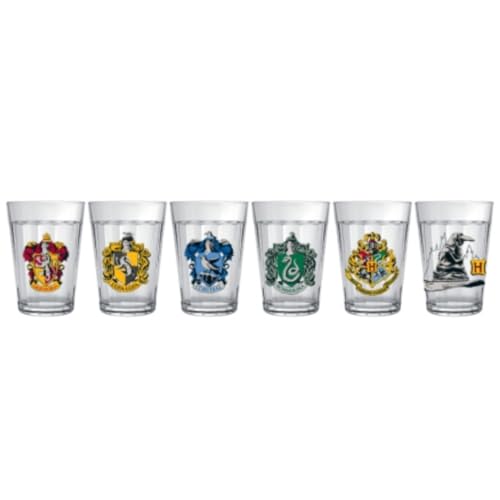 Allmix, Kit Presente Harry Potter Casas Hogwarts 6 Copos Americanos