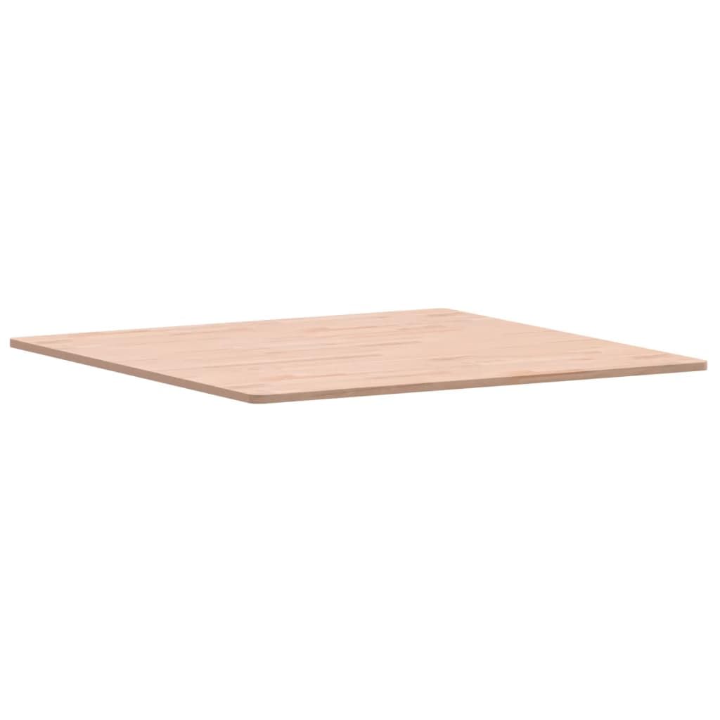 Tablero de mesa de madera maciza de haya cuadrada, 90 x 90 x 1,5