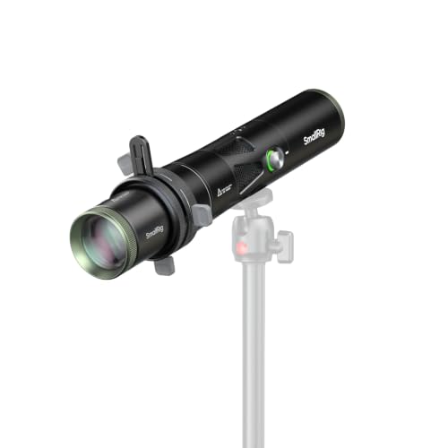 Image of SmallRig RF 20C 20W LED Photography Flashlight, 5 Colors & SP Air Spotlight | 10000mAh Portable Zoomable Spotlight with 20 Pattern Gobos, 4X Brightness Snoot with 10 Metal Gobos for Portrait Video - 6377