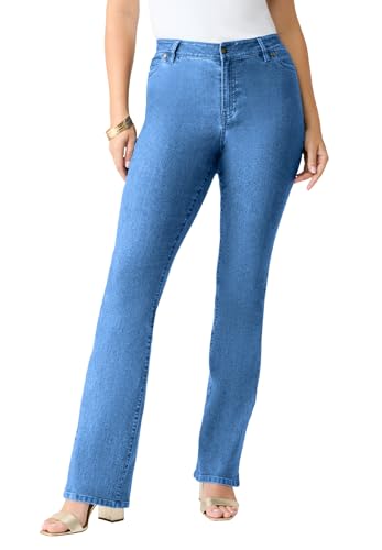 Roaman's Women's Plus Size Invisible Stretch Iconic Bootcut Jean