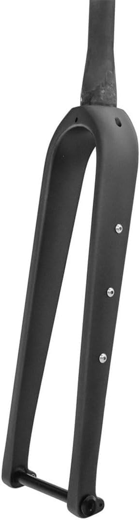 Widelec rowerowy szosowy 700C Carbon ze stałym widelcem przednim | Nadaje się do żwiru | Wał oczkowy 12x100 mm | Hamulec tarczowy | 1-1/8" prosta/stożkowa rura przednia z otworem uchwytu na bidon A