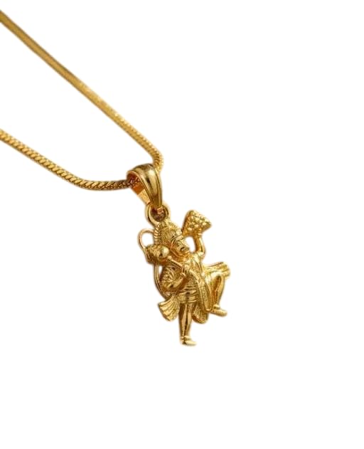 Hanuman Pendant with Designer Chain for Men & Women-image-14