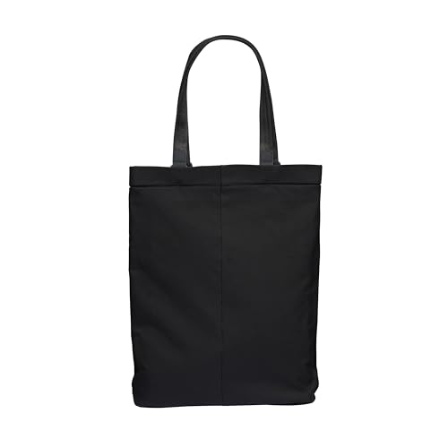 A3 Daily Tote by Memobottle - Slim Design, Padded 16” Laptop Compartment, Water-Resistant 100% Recycled Nylon Canvas - Black Ash2