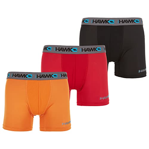 Mens Performance Boxer Briefs - SPORTY FIT Short Leg 6-Pack Mystery Colors Stretch Breathable No Fly (S-5X)4