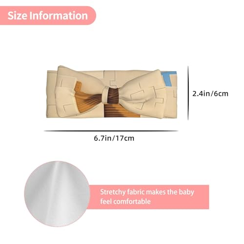 Desert Temple Baby Headbands Soft Nylon Hairbands with Stretchy Bows Girls Hair Accessories for Newborn Infant Toddler Kids3