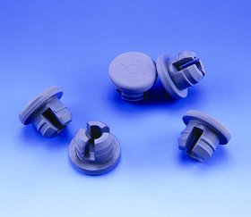 Three Leg STOPPERS 13X20 Gray 100-PK