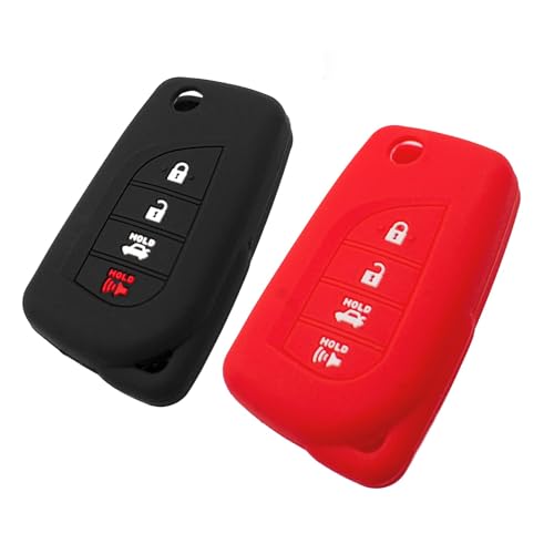 Coque de clé en silicone pour Toyota Camry Corolla 2019-2021
