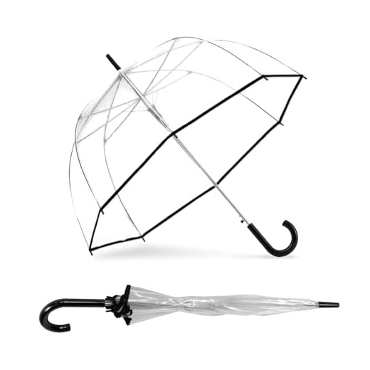 25 Rainy Day Outfits for Women – Chic Looks to Stay Stylish in Wet Weather Bubble Umbrella