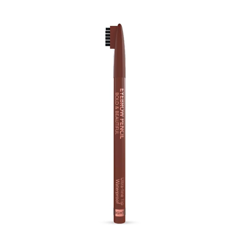 MARY JO K Waterproof Eyebrow Pencil | Highly Pigmented | Sculpts & Fills | Precision Tip | Fluffy Brush | Natural Finish | 1.8g | Light Brown-image-27
