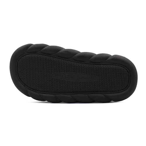 Image of VRITRAZ Men's Warm Fur Slippers | Soft Plush Indoor Shoes | Anti-Slip Cozy Memory Foam Footwear for Winter