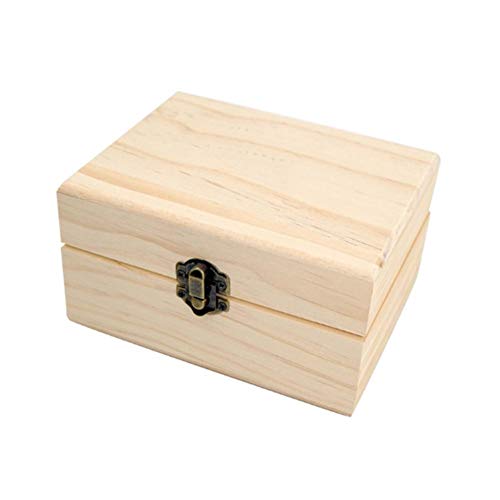 Windyday – Caja de, soporte de pantalla de, soporte organizador, 12 agujeros, caja de madera, organizador, caja de almacenamiento, caja para esmalte de uñas, aceites aromáticos