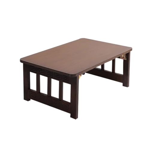 Mesa de estudio de estilo chino retro Chabudai con estructura plegable 2