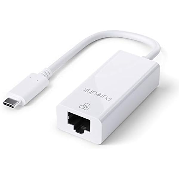 PureLink IS260 adapter USB-C na Ethernet - Gigabit 1000 Mbps - iSerie 0,10 m, biały