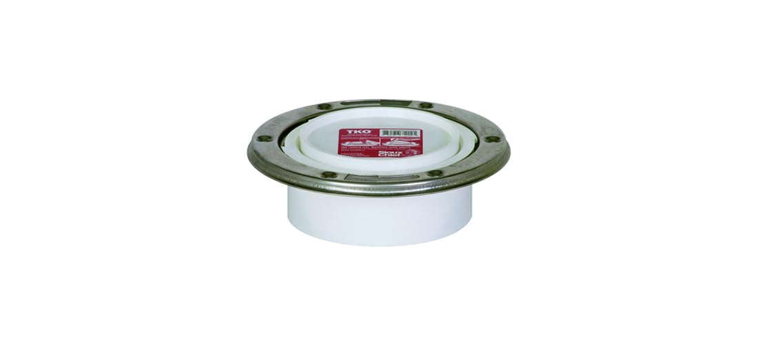 PVC Hub Closet Flange, 4-In.