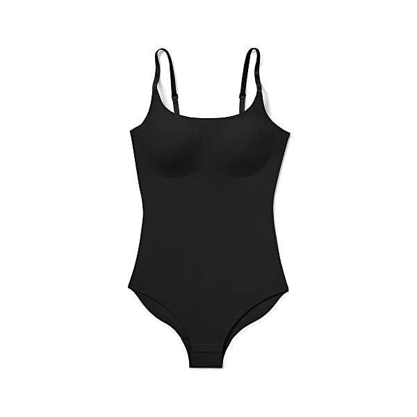 True-Co-Womens-True-Body-Adjustable-Strap-Bodysuit True Body Adjustable Strap Bodysuit Black