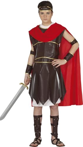 Costume Guerrero Romano déguisement Rome antique avec tunique et cape pour homme