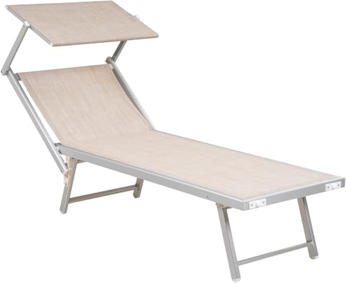 Lettino Mare in Alluminio Basic