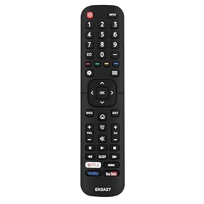 New Replacement Universal Sharp aquos TV Remote Control EN2A27 Compatible with Sharp Hisense Remote Control LCD LED HDTV Smart TV Remote Control