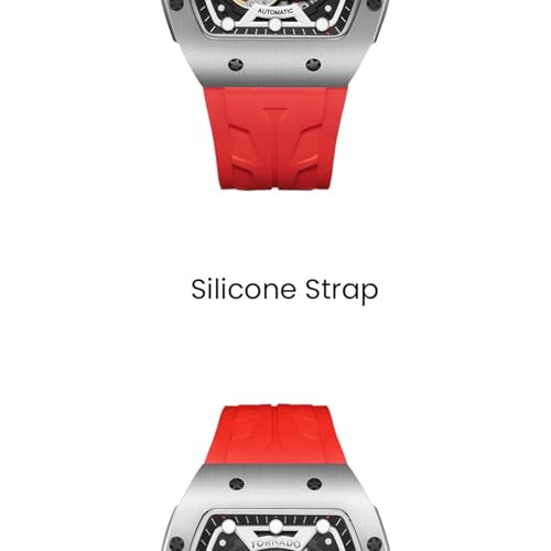 Image of Tornado XENITH Automatic Men's MIYOTA 82S7 Movement Watch, Automatic Display and High Quality Flexible And Durable Silicone Strap - T24302