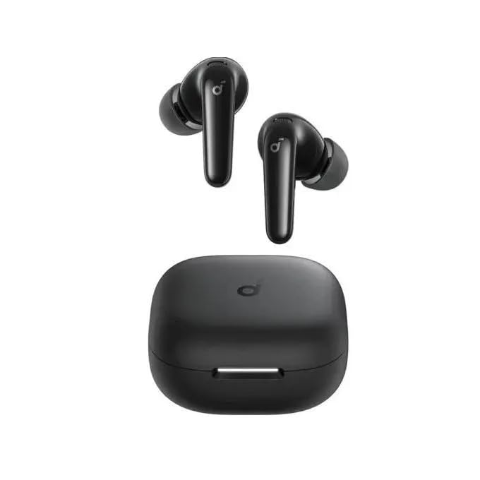 Image of anker soundcore R60i NC, 6-Mics, Real-Time (ANC) Adaptive Noise Cancelling, Hi-Res Sound, Wireless Bluetooth Earbuds, Translation Earbuds, 50H Playtime,(black)