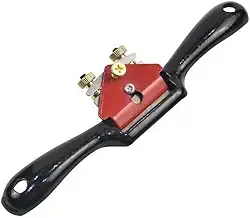 Plaina de madeira empurrada à mão com plaina ajustável de fio duplo de 20,8 cm, adequada para aplainar fundos planos e aparar bordas