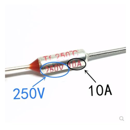 Fusible thermique TF RY 10A 250V composant électronique coupure - 3