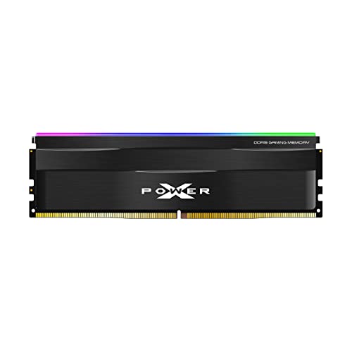 Image of SP Silicon Power XPOWER Zenith RGB DDR5 32GB 6000MHz CL36 1.35V UDIMM Gaming Desktop Computer RAM Memory, Black (SP032GXLWU60BFSF)