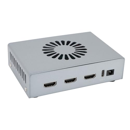 DMA Fuser, HDMI Synthesizer, DMA Fuser Combiner Display Overlay, 2K 144Hz Adapter, HD 240Hz, 2 Input HDMI Output, for Financial Trading Rooms, Bank Data Centers