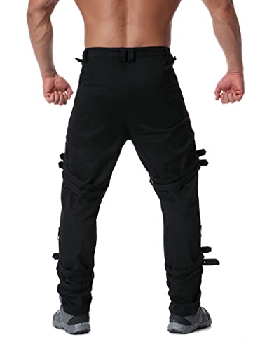 Men's Fashion Hiphop Rock Punk Gothic Pants Techwear Sport Hiking Riding Cotton Casual Cargo Pants2