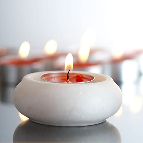 Image of Paraffin Wax Candles Smokeless & Long Lasting Perfect for Decoration of Diwali, Christmas, Dinner, Wedding Parties, Church, Spa, Restaurant(Red, Set of 200 - Burn Time 4 Hr)