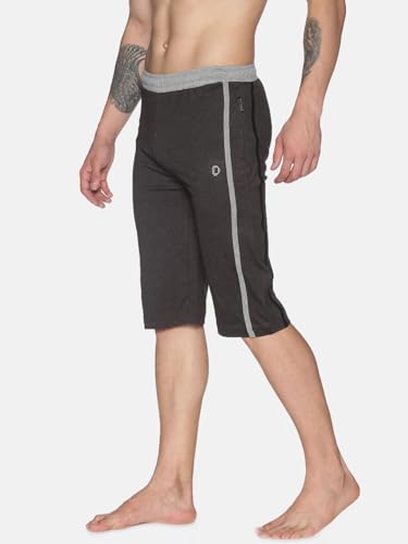 Image of Dollar Men's Casual Cotton Capri 3 /4th Shorts (Pack of 1)