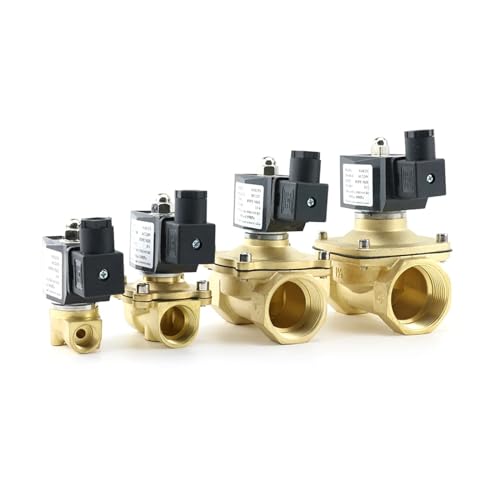 Électrovanne DN15 en laiton avec bobine DC12V étanche pour bloquer le débit de l'eau