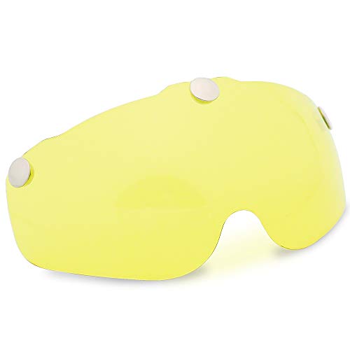 VICTGOAL Bike Helmet Strong Magnetic Helmet Goggles Visor for VG103 Bicycle Helmet (Yellow)