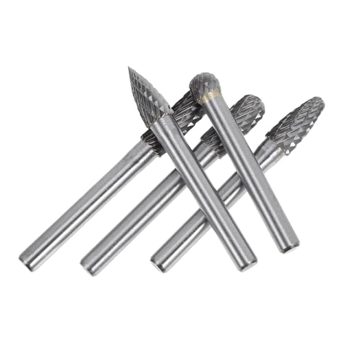 Set de fresas rotativas de carburo de tungsteno 5 piezas miniatura 1