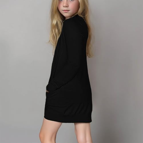 Girls Cardigan Youth Cute Preppy Open Front Sweater Fall Fashion Back to School Clothes Casual Long Sleeve Outwear4