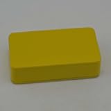 2PCS TTONE 1590B Series Aluminum Metal Stomp Box For Guitar Effects Pedal/1590B Box Yellow