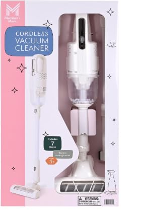Kids Pretend Play Cordless Vacuum Cleaner Toy for Children, Educational Role Play Cleaning Toy