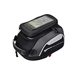 に適合するモンスターS2R S4R 1200 1200S ムルティストラーダ950 950S 1200Sオートバイ用タンクバッグ 防水カバーと透明な携帯電話ポケット付き拡張可能な燃料タンクバッグ