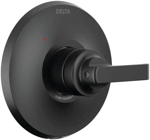 Replacement For DT Classic 13/14 Series Single-Function Shower Valve Trim Kit, T13020-BL Matte Black Shower Handle Set, Fit R10000 Series Shower Valve(Catridge And Valve Not Included - View #10