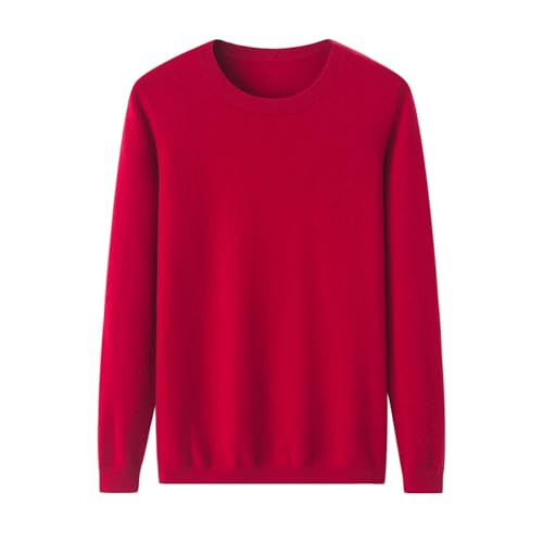 Image of 100% Pure Cashmere Crewneck Sweater for Women Long Sleeve Warm Soft Lightweight Knit Pullover