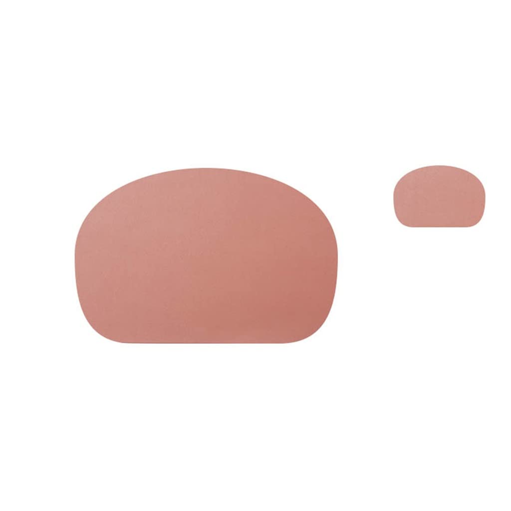 IANSHFKN 4 Pcs Placemat Leather Coaster Insulation Heat Dinner Table Kitchen Place Mats