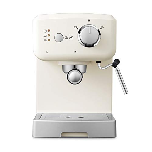 15 Bar Druck Dampf Und Heißwasserfunktion, Espressomaschine, Siebträger Mit Doppelauslauf 20 Bar 1.25L Wassertank Edelstahl