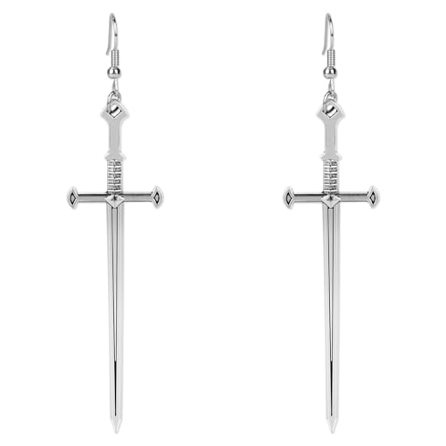 Pendientes de Espada Gótica, Aleación Pendientes Retro Colgantes