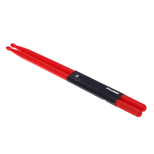 an-do-er Pair of 5A Drumsticks Nylon Stick for Drum Set Lightweight Professional