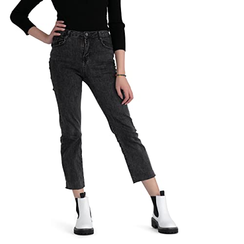 Jeossy Women's Ankle Boots 9605 White Chelsea Fashion Double Track Slip On Booties For Women Size 9(Djy9605 White 09) #TOP2