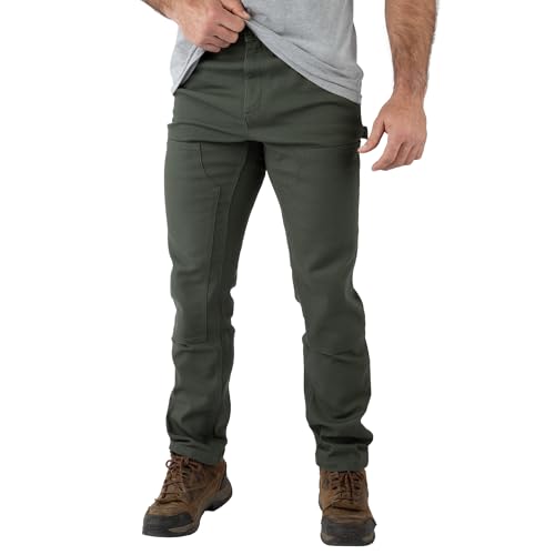 Field & Stream Calça masculina de camada dupla Sfyk Shoot from Your Knee, Exército, 36W / 34L