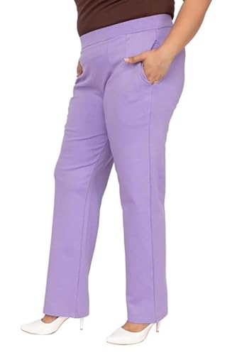 Image of Fashion Plus PlointTrandy Textured Trousers for Women | Women Loose Fit Trousers | Women's High-Waisted Pant | Women Trousers Pants | Korean