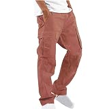 Target Online Shopping Cargo Pants for Men Baggy Big and Tall Linen Drawstring Sweatpants Casual Hiking Jogger Athletic Straight Pant Pocket Waterproof Hiking Cargo Pants Men Red XL
